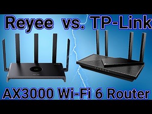 Two Of The Best WIFI 6 Routers Side-By-Side Comparison | Reyee AX3000 Vs. TP-Link Archer AX55