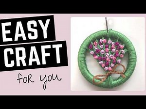How to Make a Dorset button with flowers