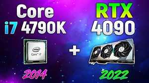 RTX 4090 with Old CPU - Test in 4K