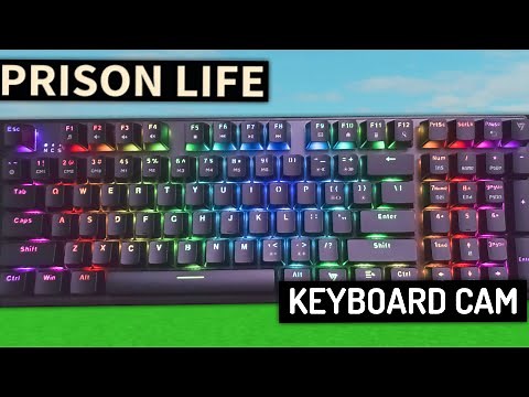 Roblox Prison Life Keyboard Cam + Funny Gameplay