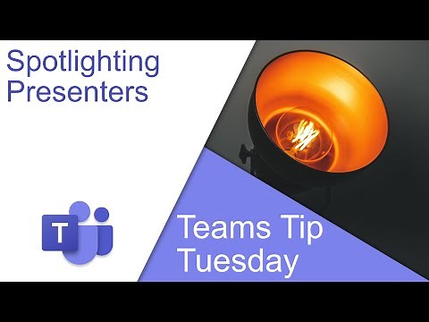 How To Spotlight Presenters in Microsoft Teams Meetings