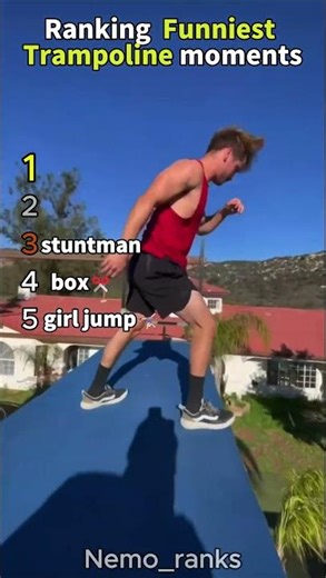 Ranking Trampoline Moments That Went Wrong #funny #fail