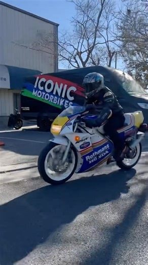Iconic Motorbikes on Instagram: "Now time for a test ride on the NSR250 Olly put its best: Just like an NSR, always Brilliant to ride! This is a particularly clean example of an MC28 with that livery we all adore! Prior post from the shop walk: Continuing on our shop walks, Olly is sorting out a really fine example of a NSR250R SP that also set for iconicmotorbikeauctions.com as soon as soon as the title arrives. One of the coolest two strokes, a dry clutch, Magtek wheels and a super cool rothma
