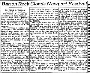 1969 Newport Folk Festival | The Woodstock Whisperer/Jim Shelley