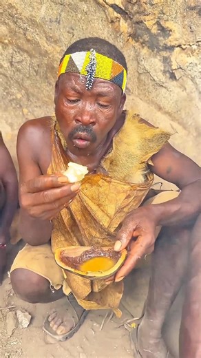 Real African Elder Hunters Cooking and Eating | Traditional Tribal Life.#shorts