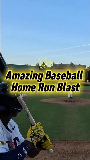 Amazing Baseball Home Run Blast ⚾🔥#baseball #homerun