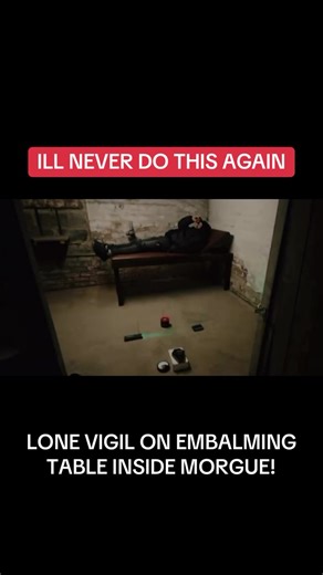 This Was Beyond Terrifying! I won't be doing THIS AGAIN!! Lone vigil blindfolded on embalming table inside Morgue!! #paranormalactivity #paranormal #paranormalinvestigation #ghosts