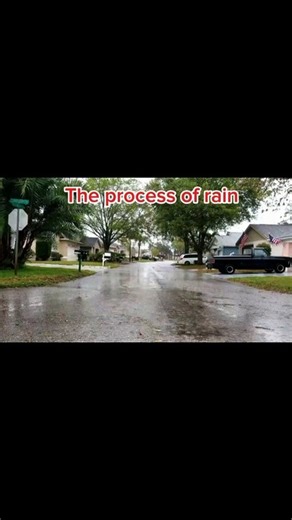 The process of rain