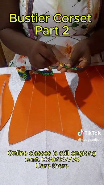 suzzy inn unisex fashion (@suzycudjoe) - Creating a Stunning Bustier Corset: Step-by-Step Guide