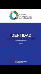 40K views · 472 reactions | https://vm.tiktok.com/ZMA61uQP2/?_ia=1lblhhlhpyxvqE IDENTIDAD Propuestas de contenidos para la enseñanza y aprendizajes esperados (Documento para la consulta) #viral #venezuela #professor #docente #identidad | Información y Soporte Educativo | Facebook