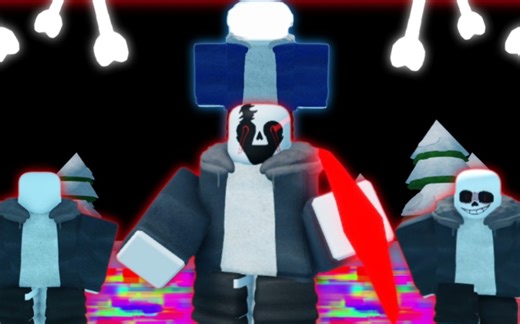 UT Advanced Soul Ops Boss Rush VHS Sans [Wave/技能展示/实战]