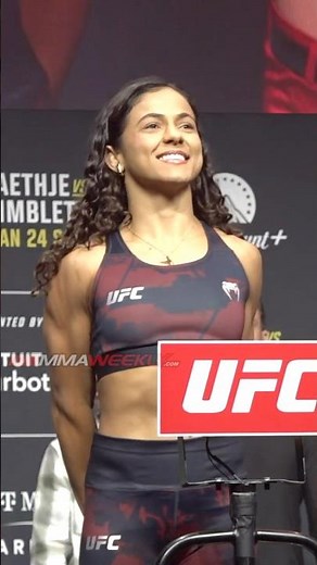 Rose Namajunas chants her mantra vs Natalia Silva | UFC 324 Ceremonial Weigh-Ins