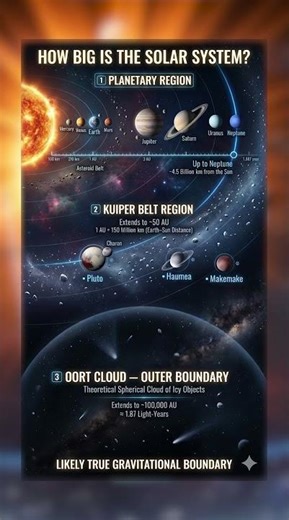 📏 SIZE OF THE SOLAR SYSTEM