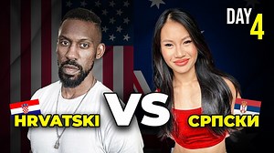 Croatia vs Serbia 🇭🇷🇷🇸 | American & Aussie Try to Speak Serbo-Croatian!
