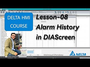 08- DELTA HMI DIAScreen Alarm History