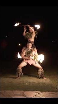 Fire dancers at the #wedding #hawaii