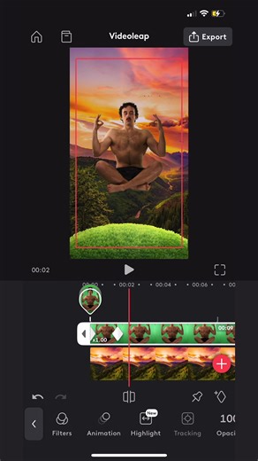 Creator Liam MacCosham shows how he used the Videoleap app and a green screen to create this awesome third eye levitating video! FOLLOW THESE STEP-BY-STEP INSTRUCTIONS 👇 🧘🏻‍♂️ set up a green screen with a small table (also green) that you can sit on top of. Film some shots of yourself meditating on the table, testing and adjusting the green screen and table as necessary inside the Videoleap app. 🧘🏻‍♂️ Film 2 shots. One of yourself pretending to drink apple cider (you can fill an empty apple