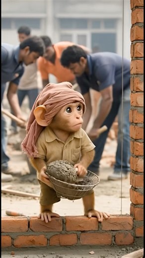 Monkey heart touching emotional story #shorts
