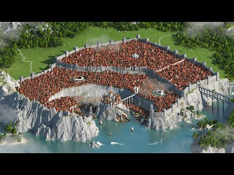 (500 Hours Minecraft Timelapse) Medieval Kingdom Marethea (4K/60fps) Downloadable