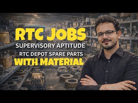 RTC Depot Spare Parts Maintenance Explained | Supervisor Aptitude | Icon RK Sir | Icon India
