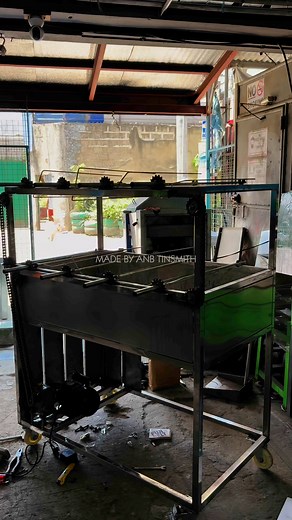 📌 Stainless Lechon Manok/Liempo Griller Machine - 8 Sticks with Stone Bricks Installed Inside #MadeByANBTINSMITH #LeginTinshop #CebuTinshop | ANB Tinsmith