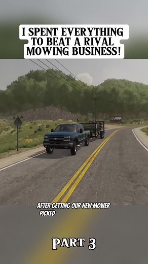 I Spent Everything To Beat A Rival Mowing Business! #farmingsimulator22 #roleplay #farming #fyp