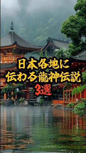 日本各地に伝わる龍神伝説3選 #歴史ミステリー #日本史 #龍神