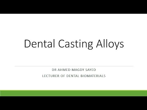 Dental Casting Alloys (Dental Biomaterials)
