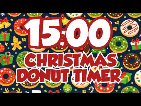 15-Minute Christmas Donut Timer – Cute Holiday Countdown for Focus & Classroom