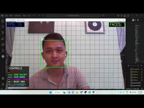 Real-Time Face Detection Application with Python #python #programming #myanmar #facedetection