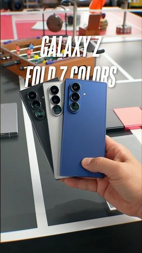 Samsung Galaxy Z Fold 7 ALL Colors Hands On!