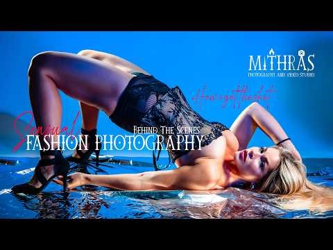 FASHION PHOTOGRAPHY ON MYLAR | Behind The Scenes | How i shoot with MYLAR and color Gel