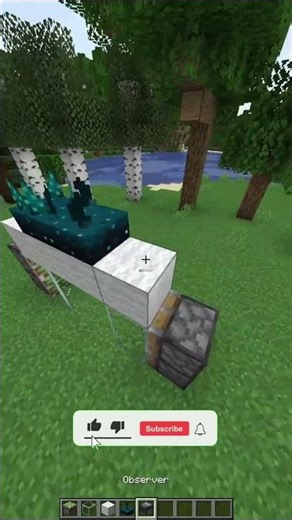 Simple Automatic Door in Minecraft #minecraft #shorts