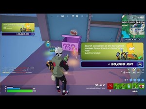 Search containers at the Springfield Nuclear Power Plant or Cietus Corn Hola in Fortnite Quest!