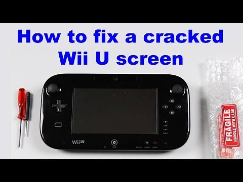 How to repair a cracked screen on the Wii U GamePad | Fix it tutorials