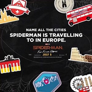 391K views · 130 reactions | #ContestAlert Spider-Man is taking a vacation! Can you name all the cities Spidey’s visiting on his holiday far from home, using the clues below? Share your answers in the comments using #HolidayWithSpiderman and tag Club Mahindra. You could be among the lucky to win exciting merchandise! | Club Mahindra | Facebook