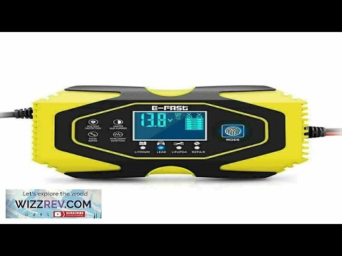 12V 24V Car Jump Starter Fully Automatic Battery Charger W 7 Charging Levels