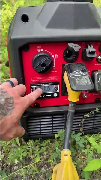 Keep the essentials running - and the campsite peaceful. #powersmart #generator #rvlife #tools