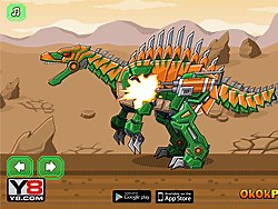 Toy War Robot Spinosaurus | Play Now Online for Free - Y8.com