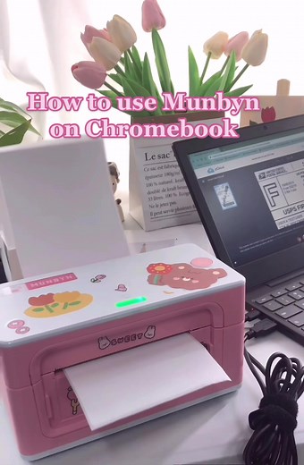 How to Use Munbyn Printer with Chromebook