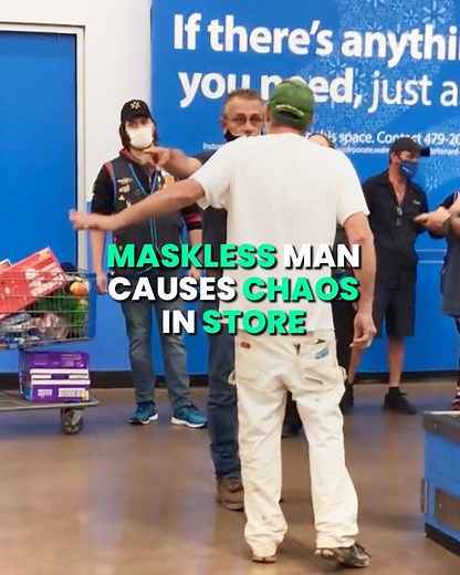 14M views · 31K reactions | This man was told he had to wear a mask at Walmart and he lost his mind!  ViralHog | IGV | Facebook