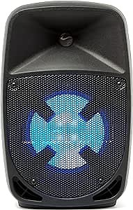 ION Audio Pro Glow 8 - 150W Wireless Bluetooth Speaker Portable PA System With Karaoke Microphone, Vocal Effects, USB/SD Playback and FM Radio