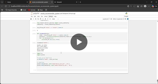 #python #machinelearning #datascience #streamlit #recommendersystem #projects #nlp | Ahmed Sharaf