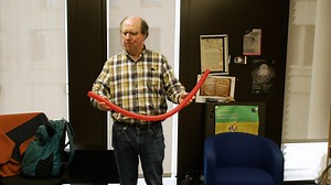 Music and maths are best buddies, so unsurprisingly plenty of our Oxford Mathematicians play musical instruments including pianos, guitars, violins, drums, bassoons, French horns, harmonicas and whirly tubes. Whirly tubes? Yes, whirly tubes. Let maestro Sam Howison explain. | Oxford Mathematics