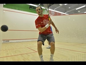 Finale des championnats de France de Squash 1ère série - 3ème jeu - Gaultier Castagnet