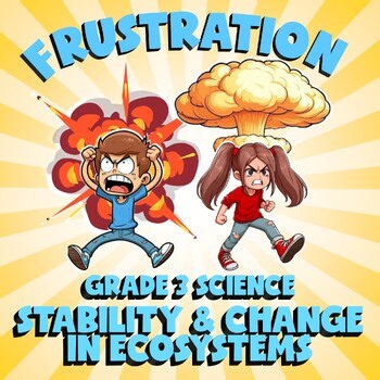 Stability & Change in Ecosystems FRUSTRATION Science Game - No Prep Grade 3