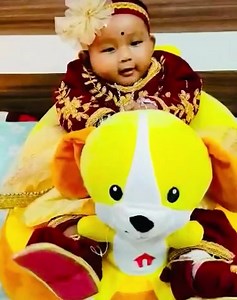 HAPPY LITTLE CUSTOMER  ✅ Baby girl customized Pasni dress and Sitting sofa in yellow color 殺❤️ #Laxmi_Dhoju  From -Gwarko,Tyagal  Thanks for shopping at "COZYKID’S". We hope to have the pleasure of doing business with you in the future.  | CozyKid's | Facebook
