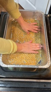 Oven Baked Popcorn - Go Big and Bake it! You will never have to stand over the stove again. #backed #popcorn #jiffypop This video was created by Rebecca JS, Jasgur Crew and Network Media LLC | Jasgur Crew