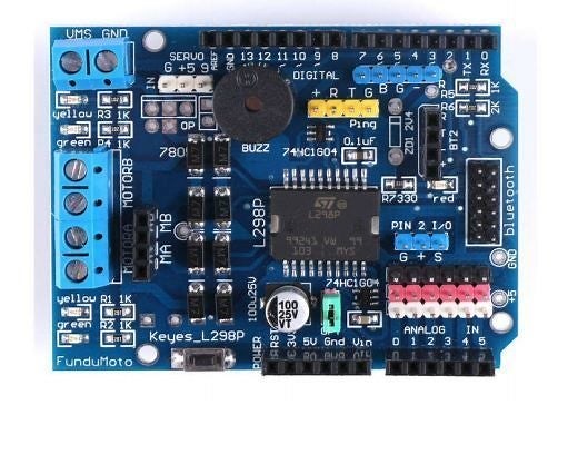 Tutorial for L298 2Amp Motor Driver Shield for Arduino