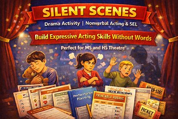 Silent Scenes Drama Activity | Nonverbal Acting & SEL for Grades 4–8